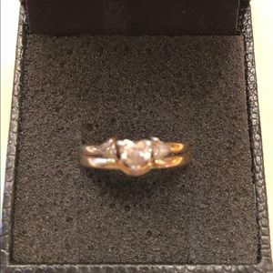 Diamond Heart Engagement Ring